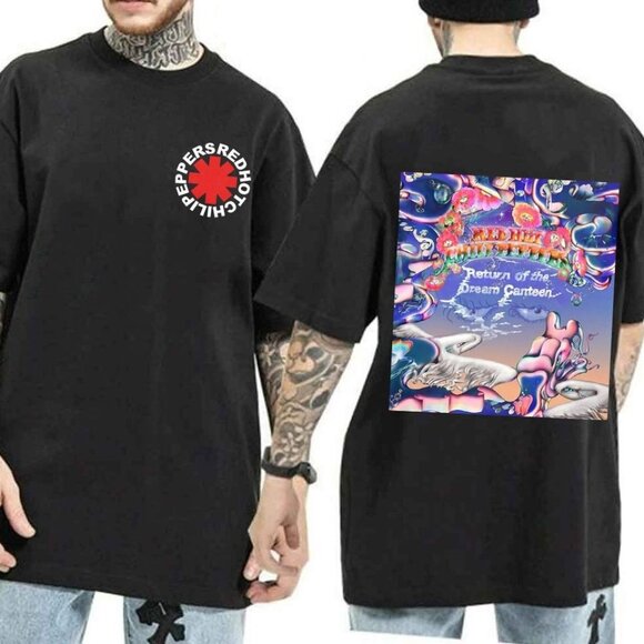Red Hot Chili Peppers Band Rock Music Graphic Album Concert Tour Fan T-Shirt 159 - Picture 1 of 6